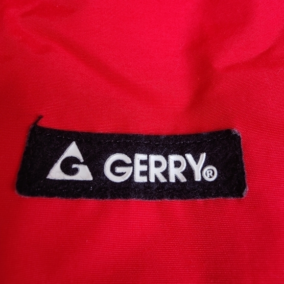 Gerry Zip Up Jacket Red Black Coat Windbreaker Men's Size Large Vintage 90s Y2K - Picture 3 of 10